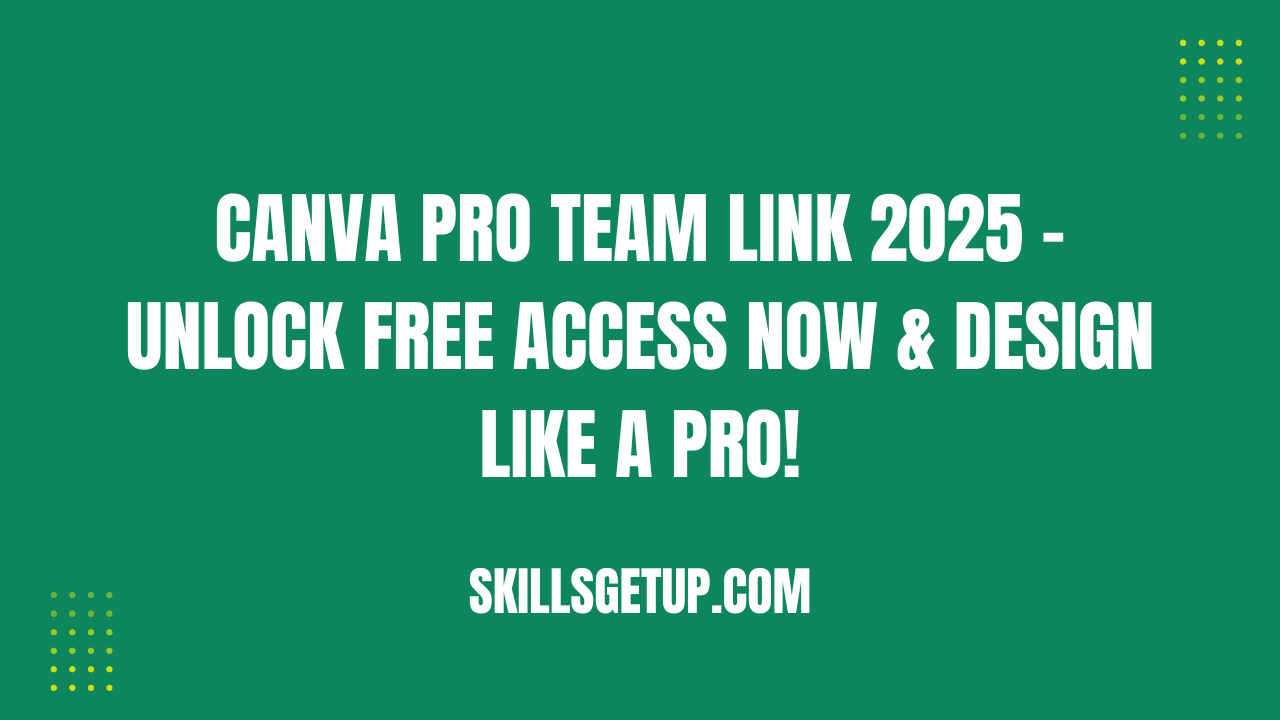 canva free link team 2025